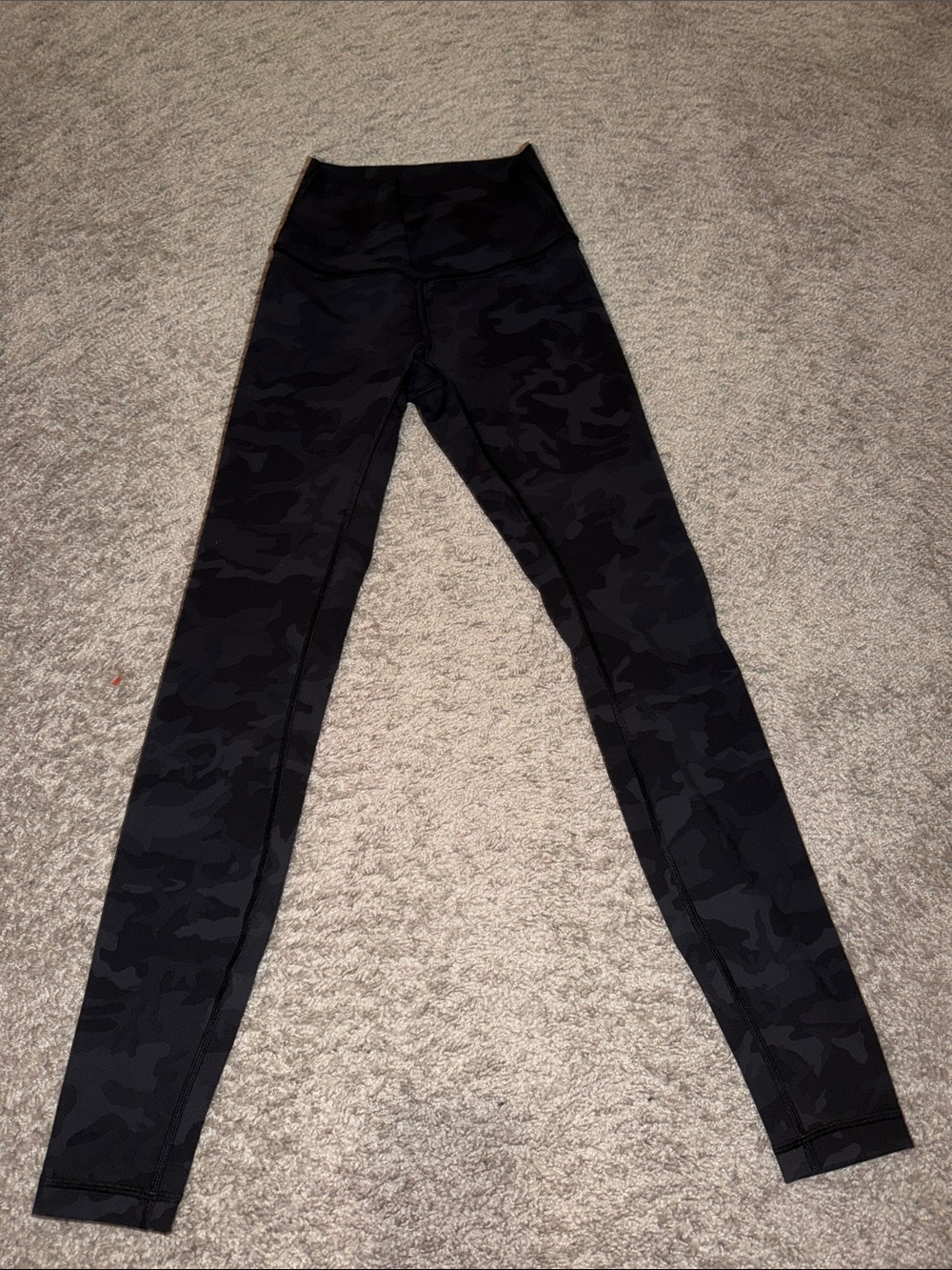 lululemon athletica Black Camouflage High-Waist Leggings